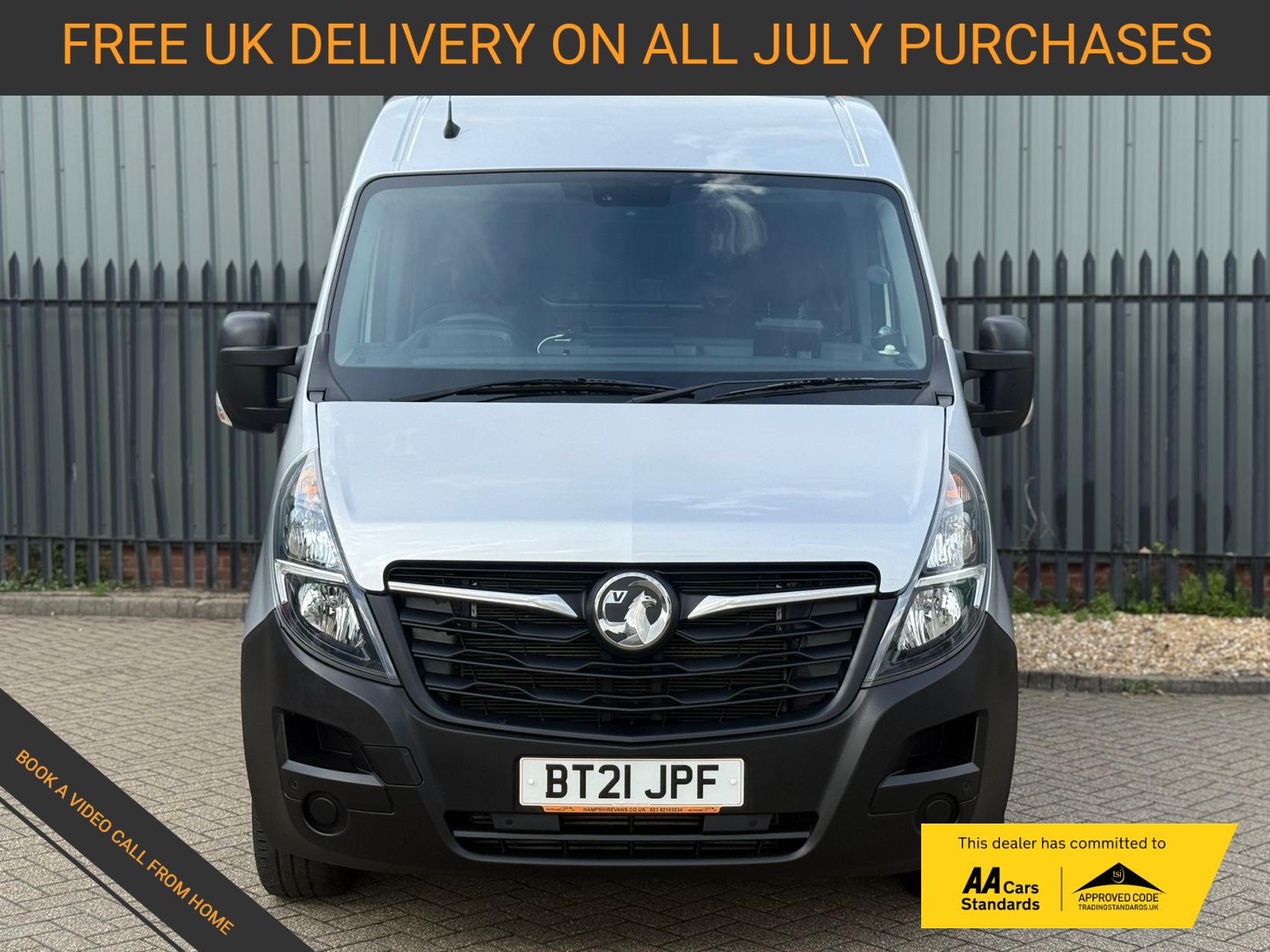Vauxhall Movano 2.3 CDTi 3500 BiTurbo Edition Panel Van 5dr Diesel Manual FWD L2 H2 Euro 6 (135 ps)