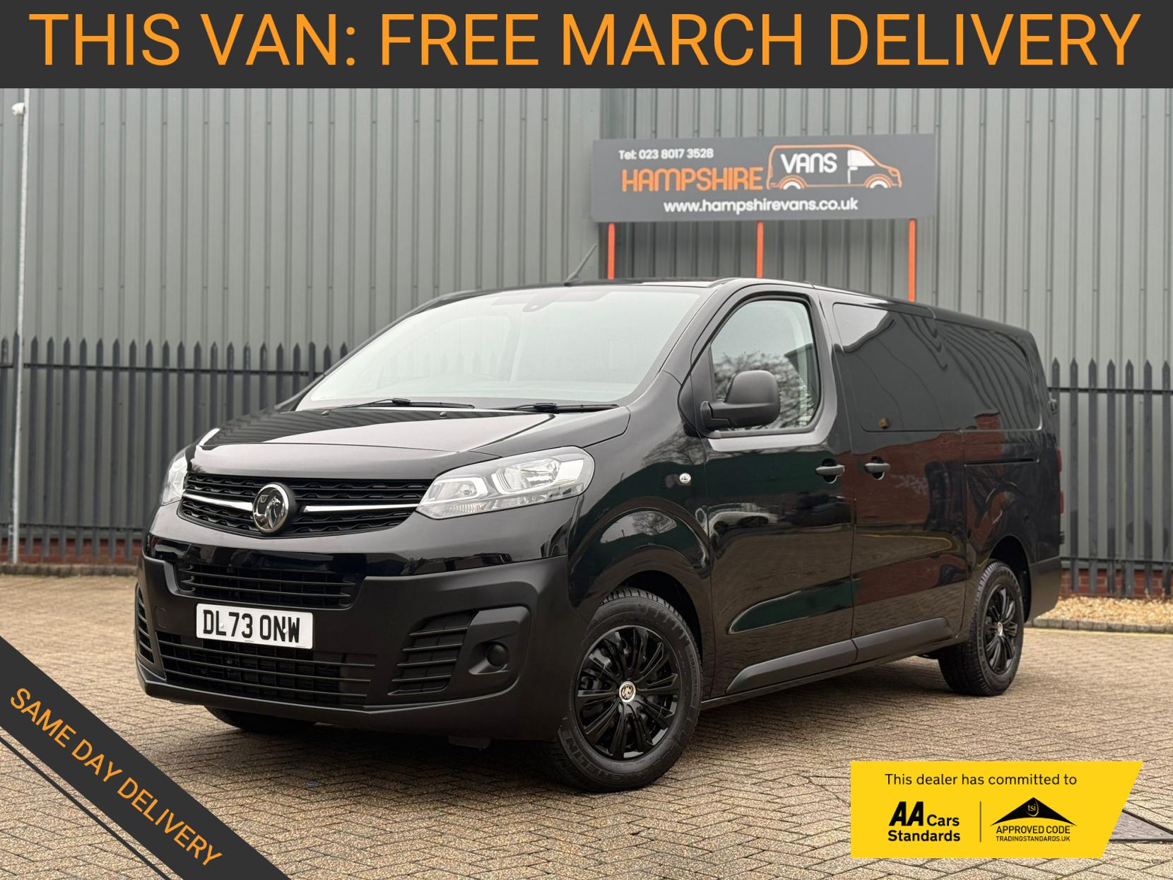 Vauxhall Vivaro 2.0 Turbo D 3100 Prime Crew Van Double Cab 6dr Diesel Manual L2 H1 Euro 6 (145 ps)