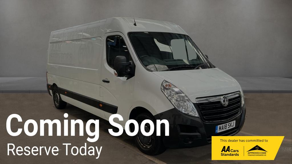 Vauxhall Movano 2.3 CDTi 3500 Panel Van 5dr Diesel Manual FWD L3 H2 Euro 6 (130 ps)