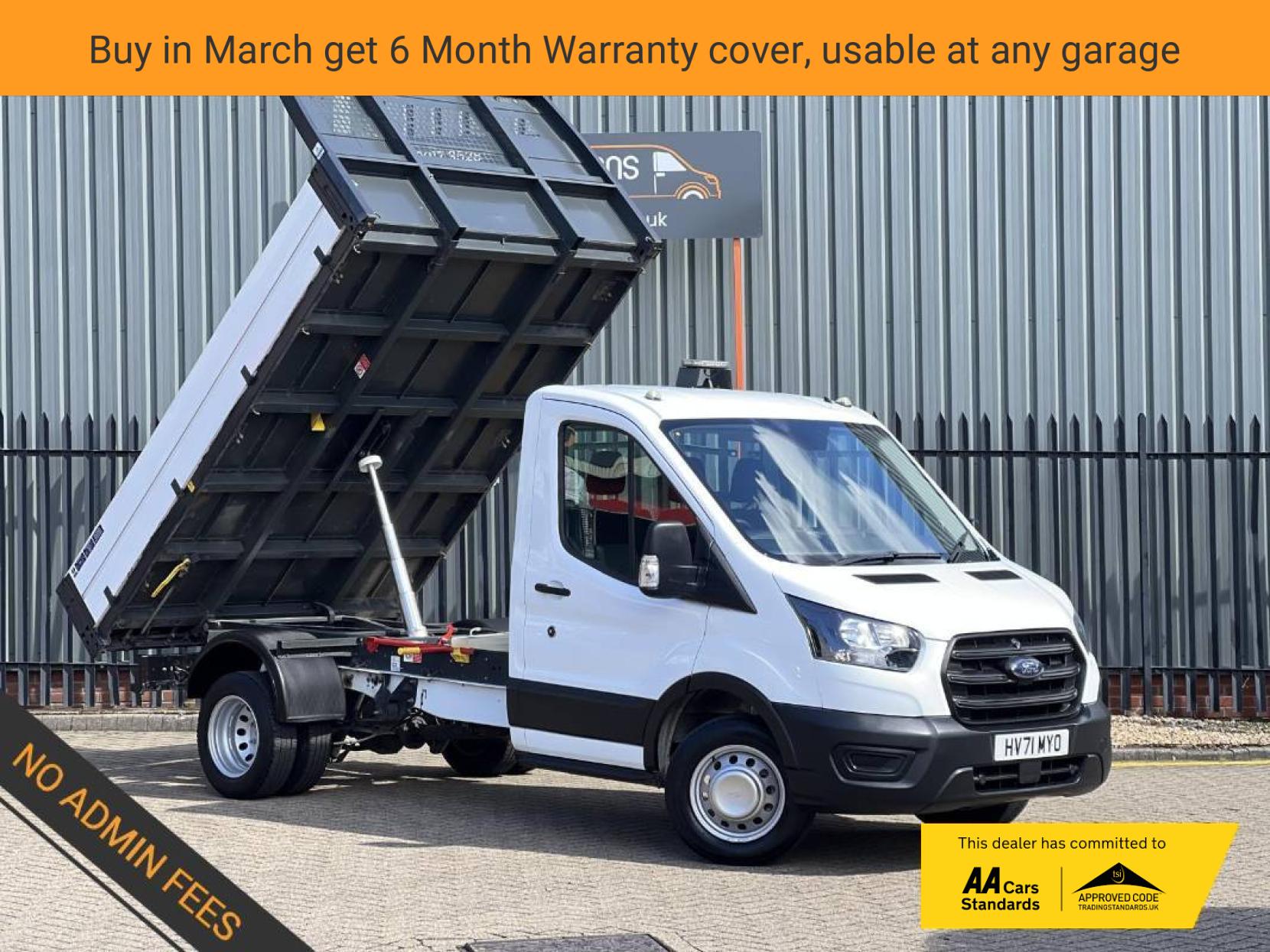 Ford Transit 2.0 350 EcoBlue Leader Tipper 2dr Diesel Manual RWD L2 Euro 6 (s/s) (1-Stop) (170 ps)