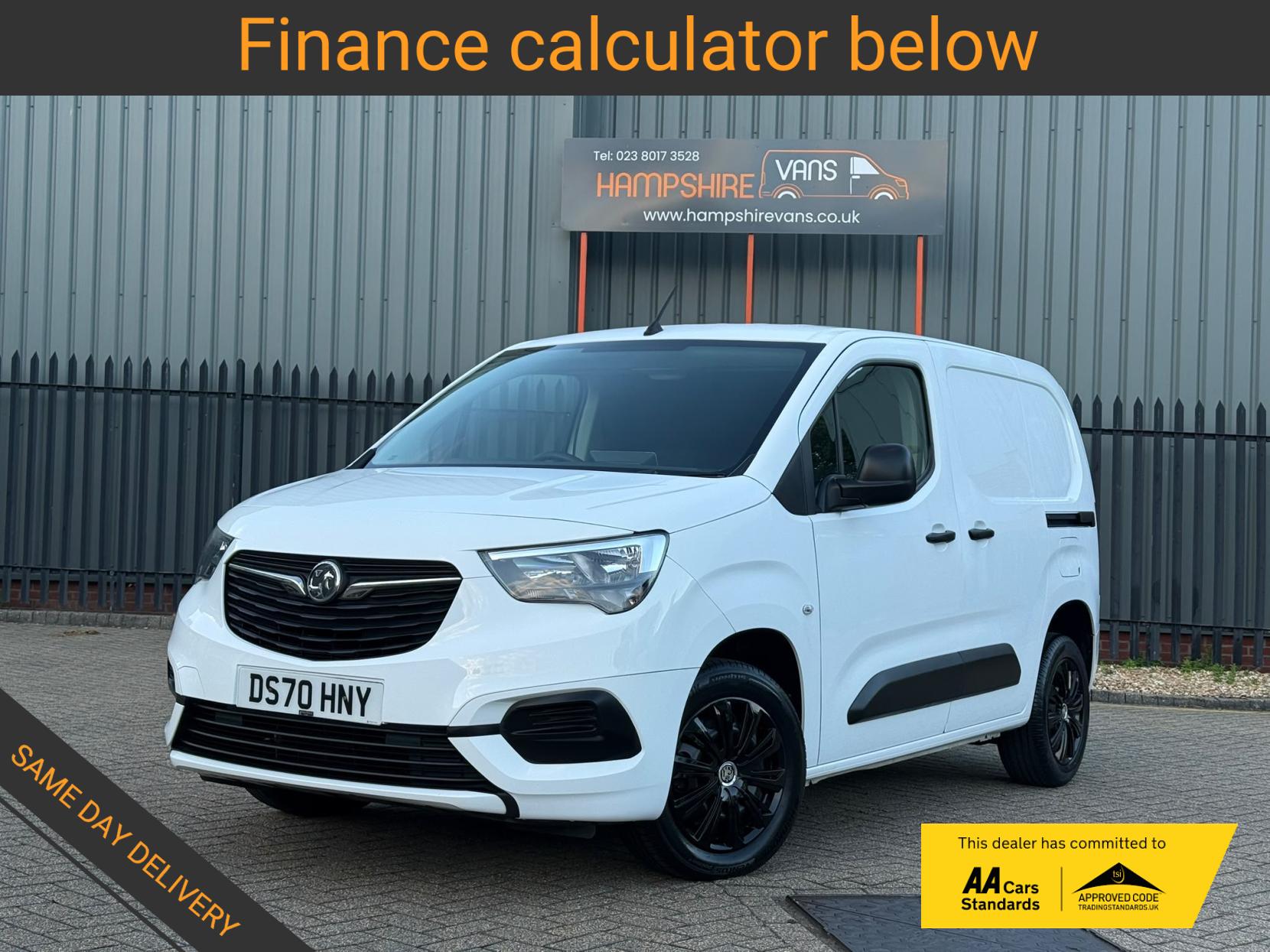 2020 Vauxhall Combo 1.6 Turbo D 2300 Sportive Panel Van 4dr Diesel Manual L1 H1 Euro 6 (s/s) (100 ps) - Thumbnail 2