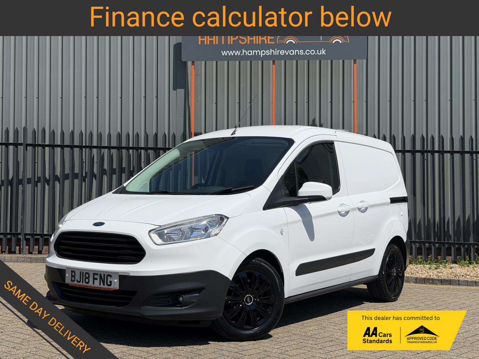 2018 Ford Transit Courier 1.5 TDCi Trend Panel Van 5dr Diesel Manual L1 Euro 6 (75 ps) - Thumbnail 2