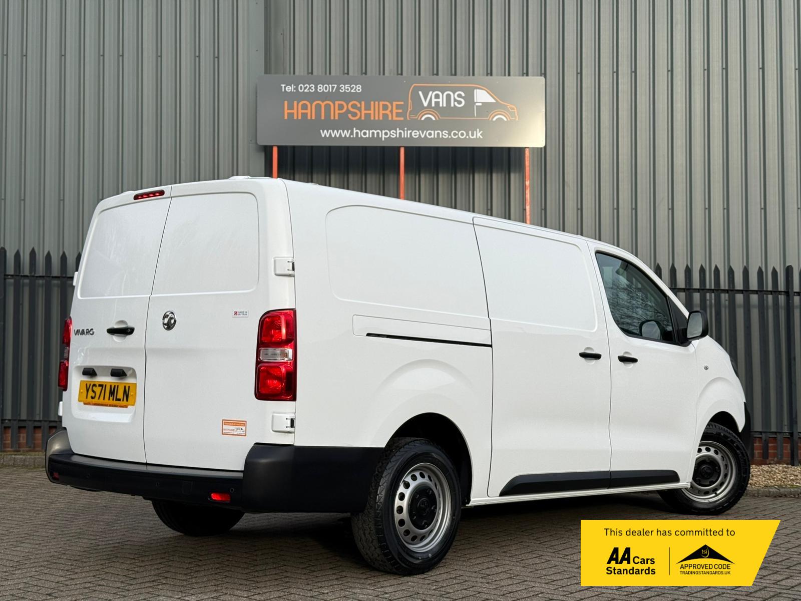 Vauxhall Vivaro 1.5 Turbo D 2900 Dynamic Panel Van 6dr Diesel Manual L2 H1 Euro 6 (s/s) (100 ps)