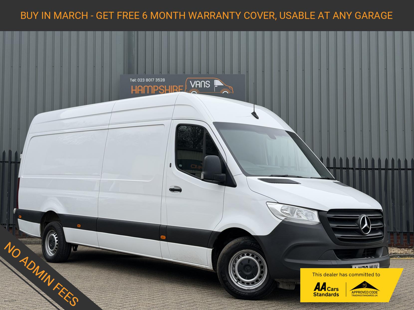Mercedes-Benz Sprinter 2.0 315 CDI Progressive Panel Van 5dr Diesel Manual RWD L3 H2 Euro 6 (s/s) (150 ps)