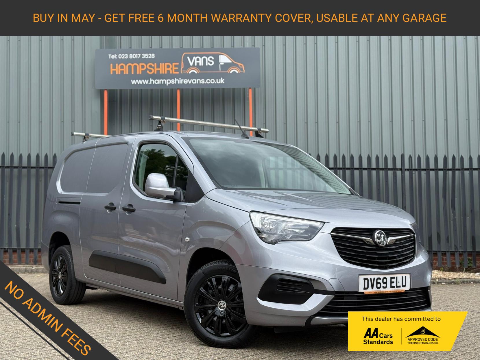Vauxhall Combo 1.5 Turbo D 2300 Sportive Panel Van 4dr Diesel Manual L2 H1 Euro 6 (s/s) (100 ps)