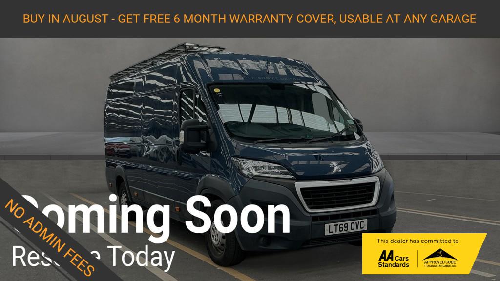 2019 Peugeot Boxer 2.2 BlueHDi 435 Professional Panel Van 5dr Diesel Manual L4 H2 Euro 6 (s/s) (140 ps)