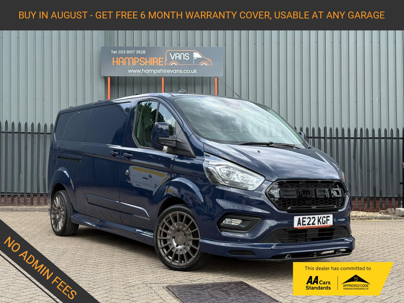2022 Ford Transit Custom 2.0 300 EcoBlue Limited Panel Van 5dr Diesel Manual L2 H1 Euro 6 (s/s) (130 ps) - Image 1