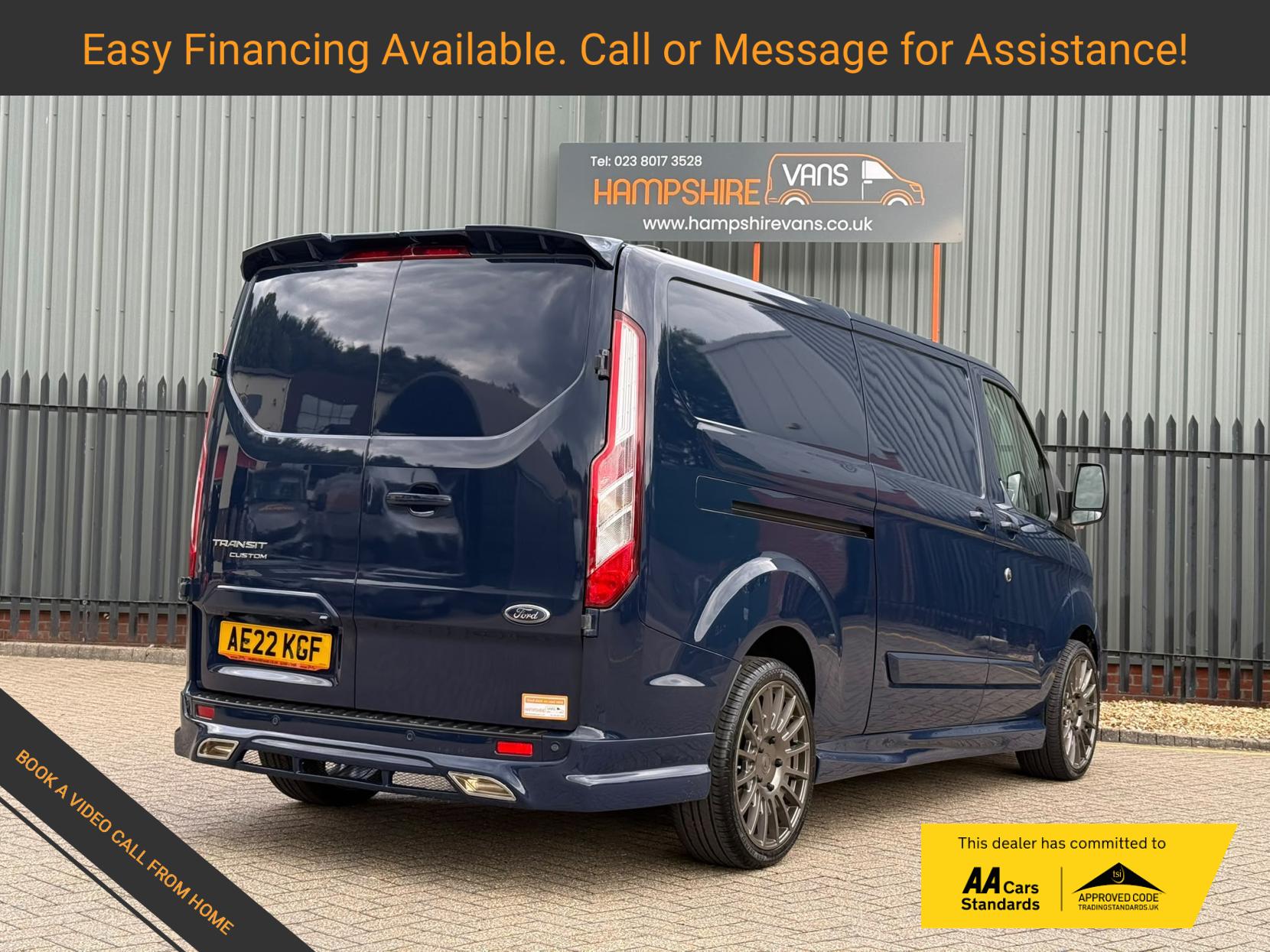2022 Ford Transit Custom 2.0 300 EcoBlue Limited Panel Van 5dr Diesel Manual L2 H1 Euro 6 (s/s) (130 ps) - Thumbnail 3