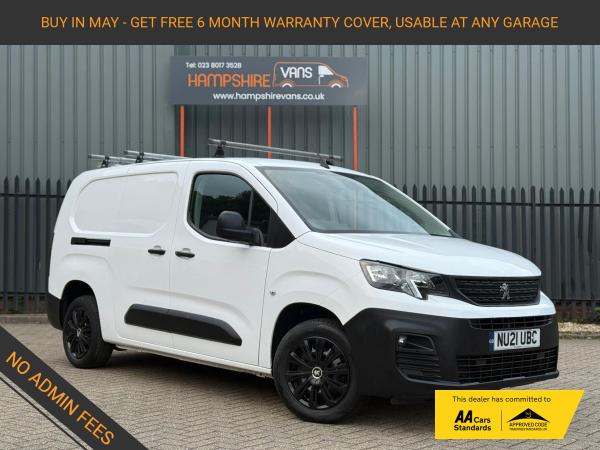 Peugeot Partner 1.5 BlueHDi 950 Professional Long Panel Van 6dr Diesel Manual LWB Euro 6 (100 bhp)