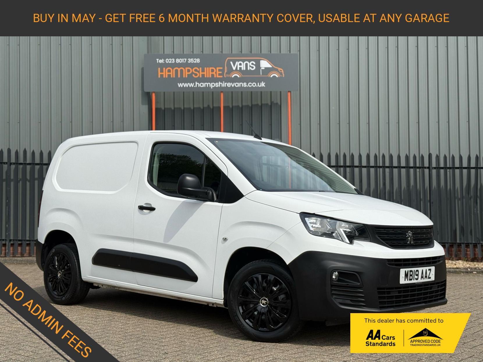 Peugeot Partner 1.5 BlueHDi 1000 Professional Standard Panel Van 5dr Diesel Manual SWB Euro 6 (100 bhp)