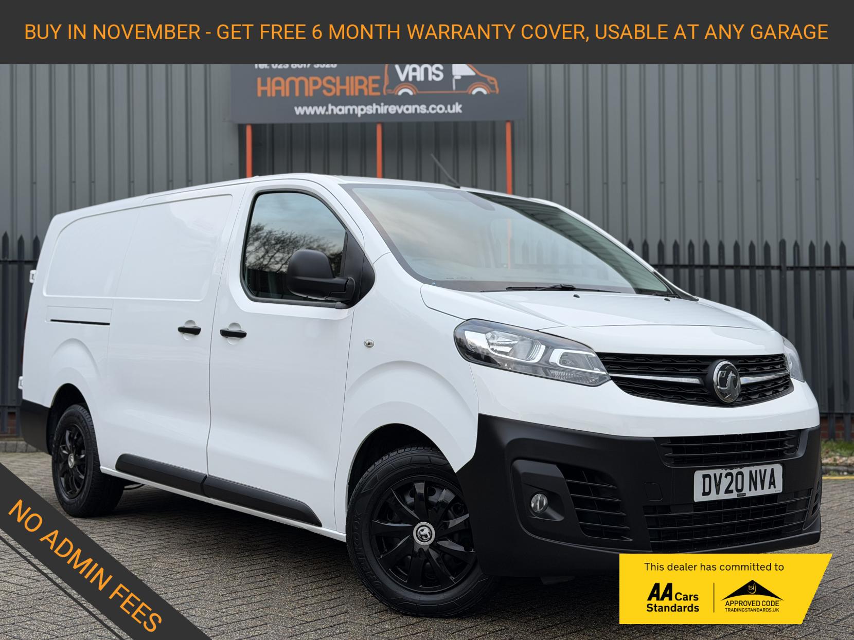 Vauxhall Vivaro 2.0 Turbo D 3100 Dynamic Panel Van 6dr Diesel Manual L2 H1 Euro 6 (s/s) (120 ps)