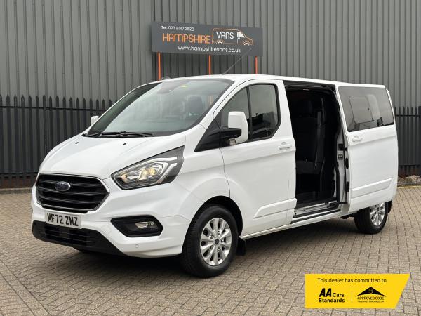 Ford Transit Custom 2.0 300 EcoBlue Limited Crew Van Double Cab 5dr Diesel Manual L2 H1 Euro 6 (s/s) (130 ps)