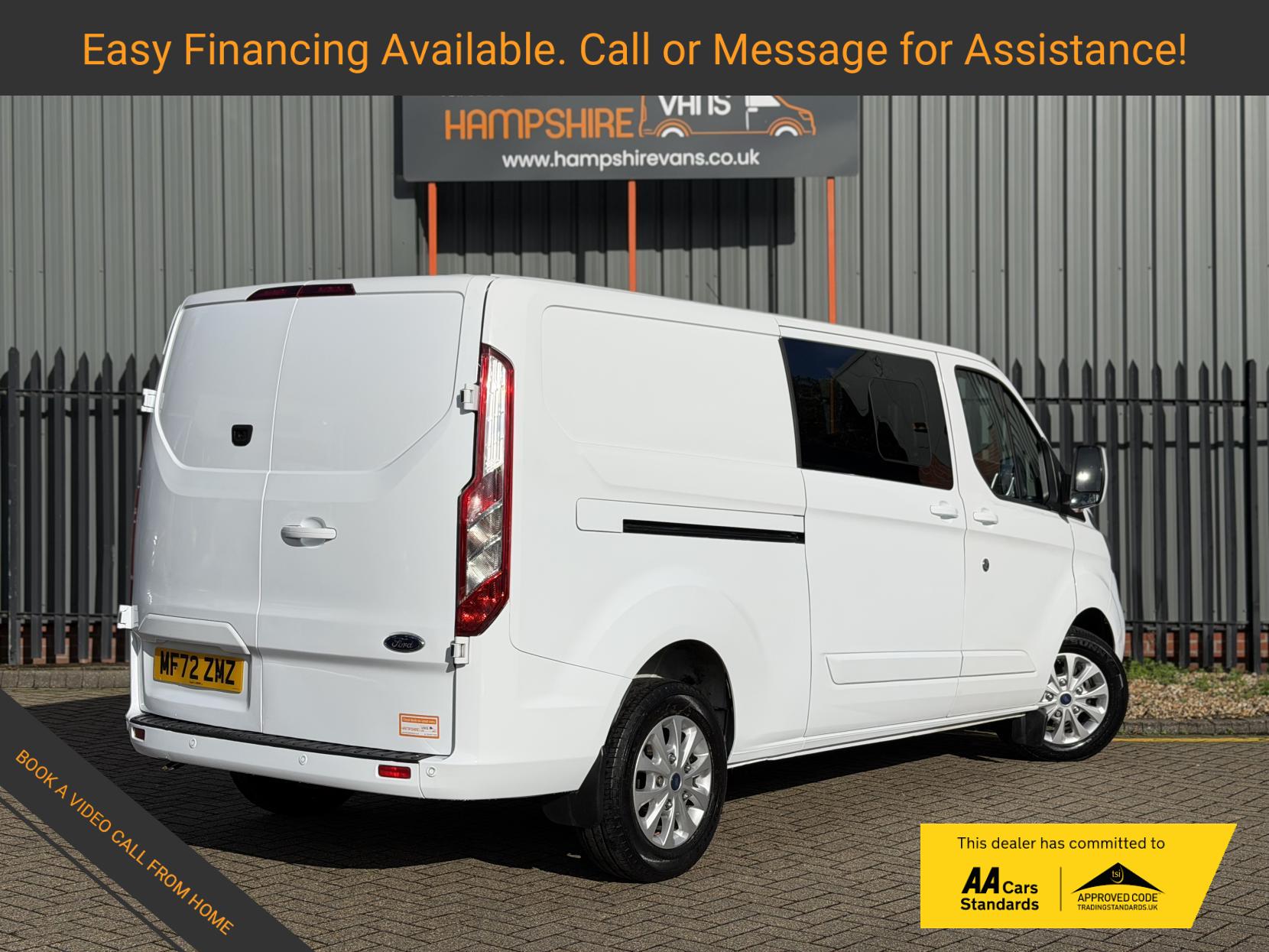 Ford Transit Custom 2.0 300 EcoBlue Limited Crew Van Double Cab 5dr Diesel Manual L2 H1 Euro 6 (s/s) (130 ps)