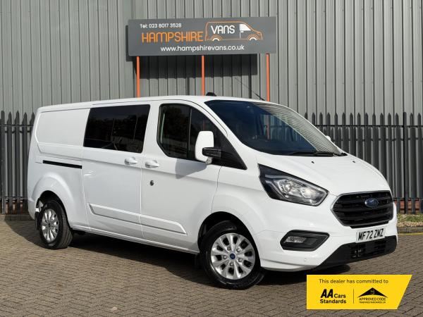 Ford Transit Custom 2.0 300 EcoBlue Limited Crew Van Double Cab 5dr Diesel Manual L2 H1 Euro 6 (s/s) (130 ps)