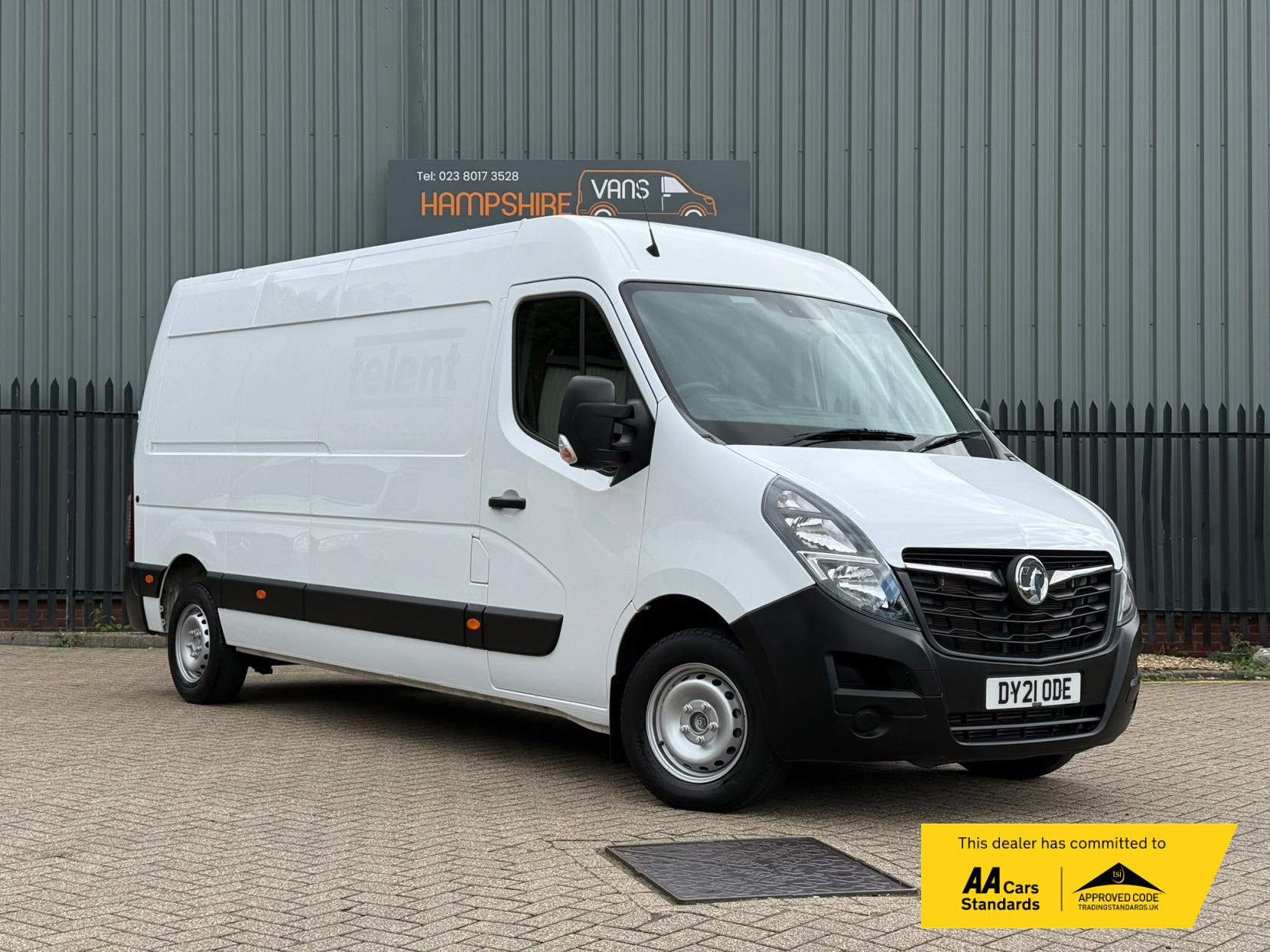 2021 Vauxhall Movano 2.3 CDTi 3500 BiTurbo Edition Panel Van 5dr Diesel Manual FWD L3 H2 Euro 6 (135 ps)
