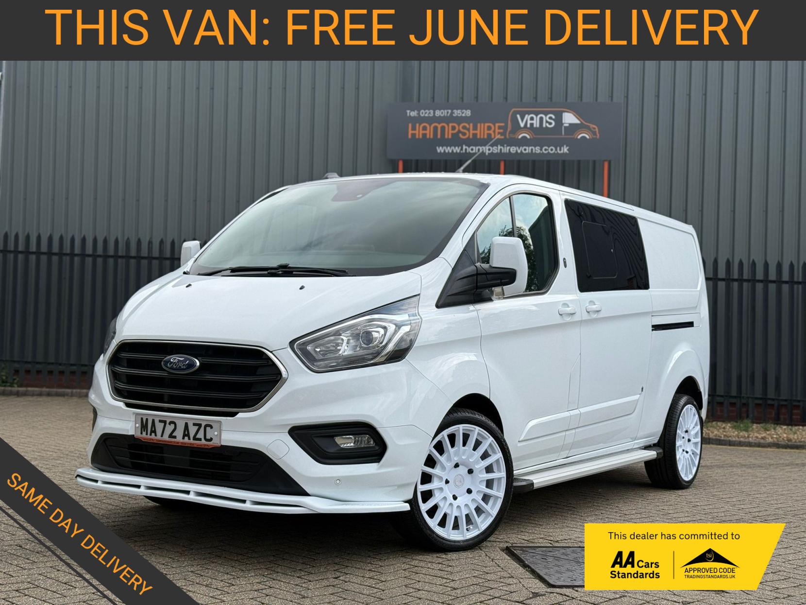 2022 Ford Transit Custom 2.0 300 EcoBlue Limited Crew Van Double Cab 5dr Diesel Manual L2 H1 Euro 6 (s/s) (130 ps) - Thumbnail 2