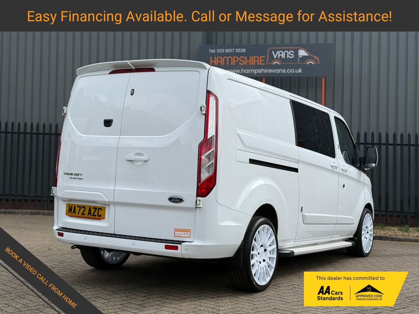 2022 Ford Transit Custom 2.0 300 EcoBlue Limited Crew Van Double Cab 5dr Diesel Manual L2 H1 Euro 6 (s/s) (130 ps) - Thumbnail 3