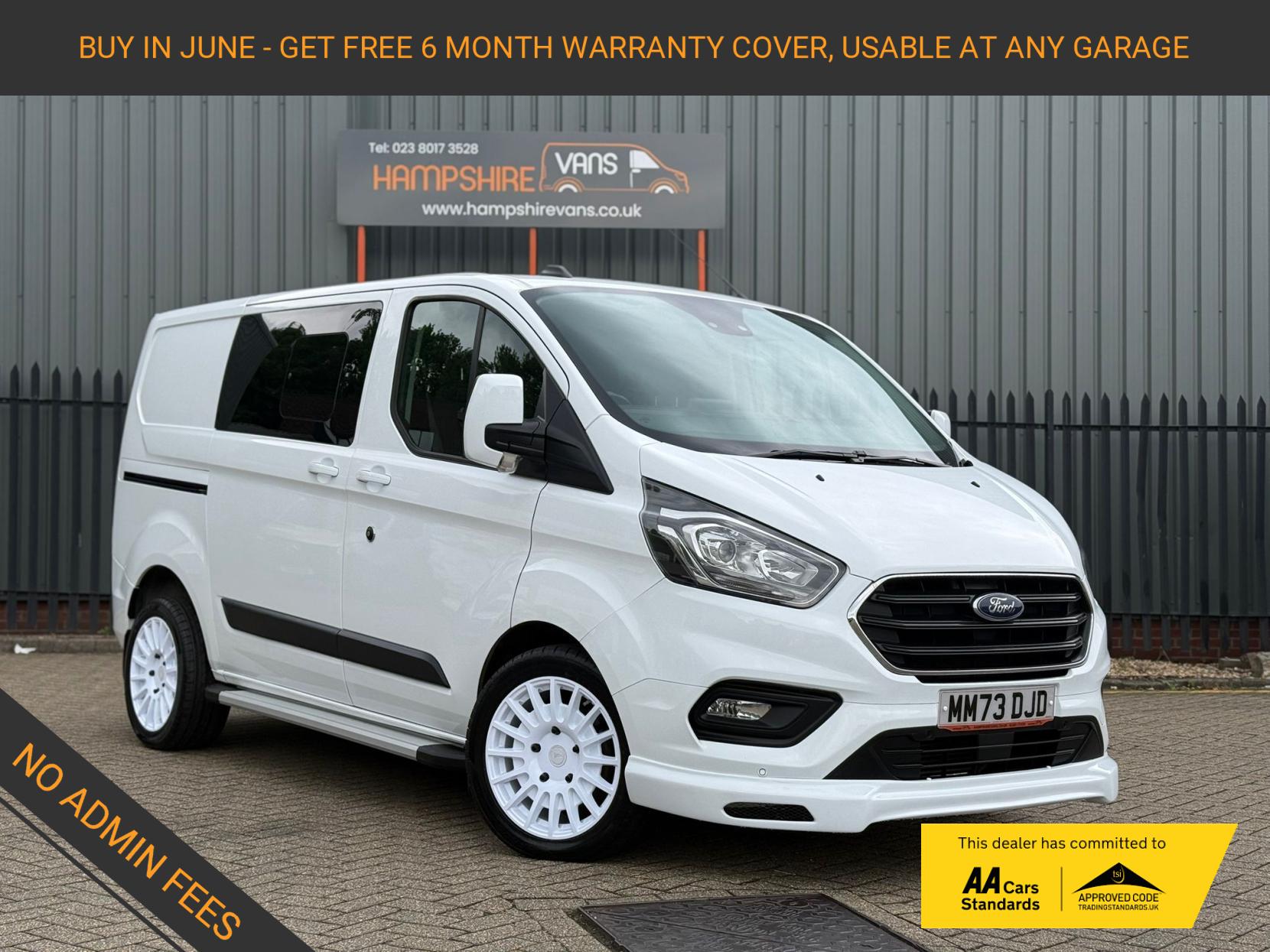 2023 Ford Transit Custom 2.0 300 EcoBlue Limited Crew Van Double Cab 5dr Diesel Manual L1 H1 Euro 6 (s/s) (130 ps) - Image 1