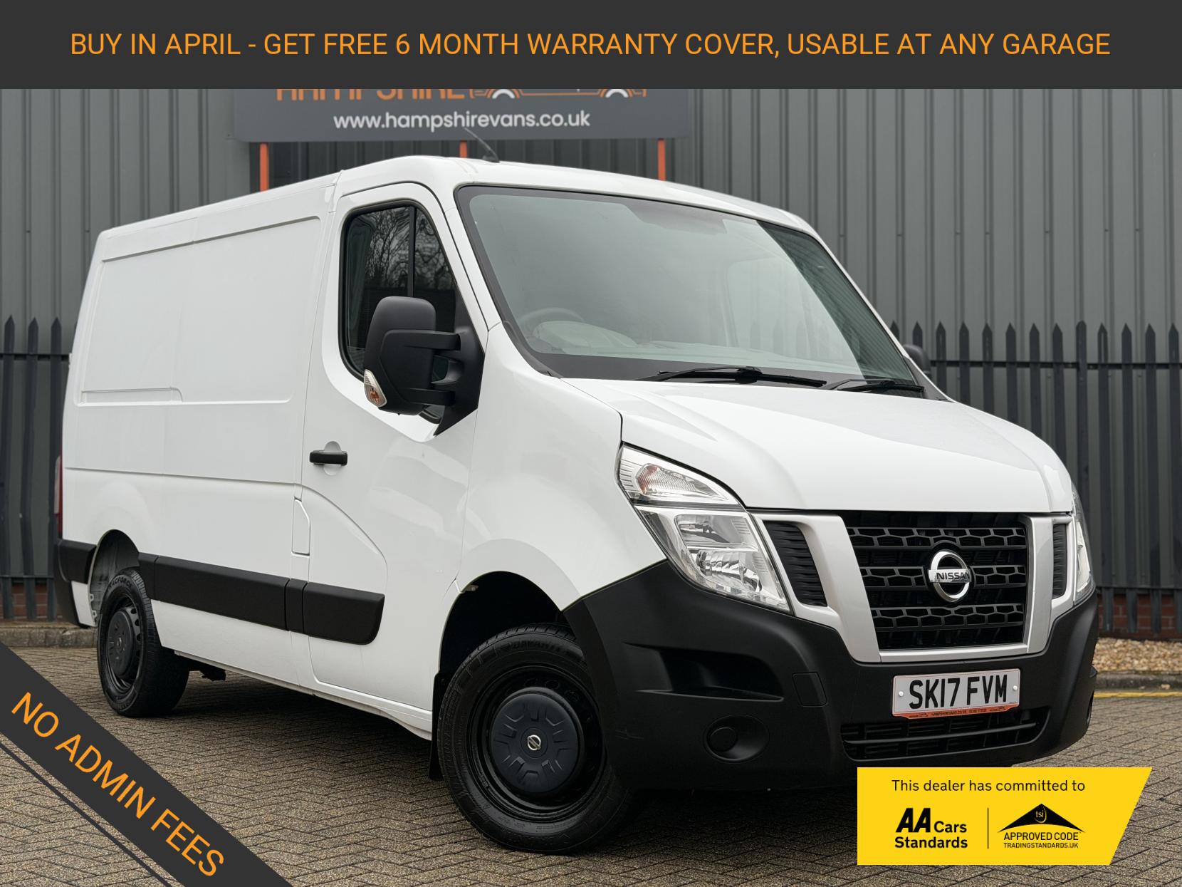 Nissan NV400 2.3 dCi 33 SE Panel Van 5dr Diesel Manual FWD L1 H1 Euro 6 (110 ps)