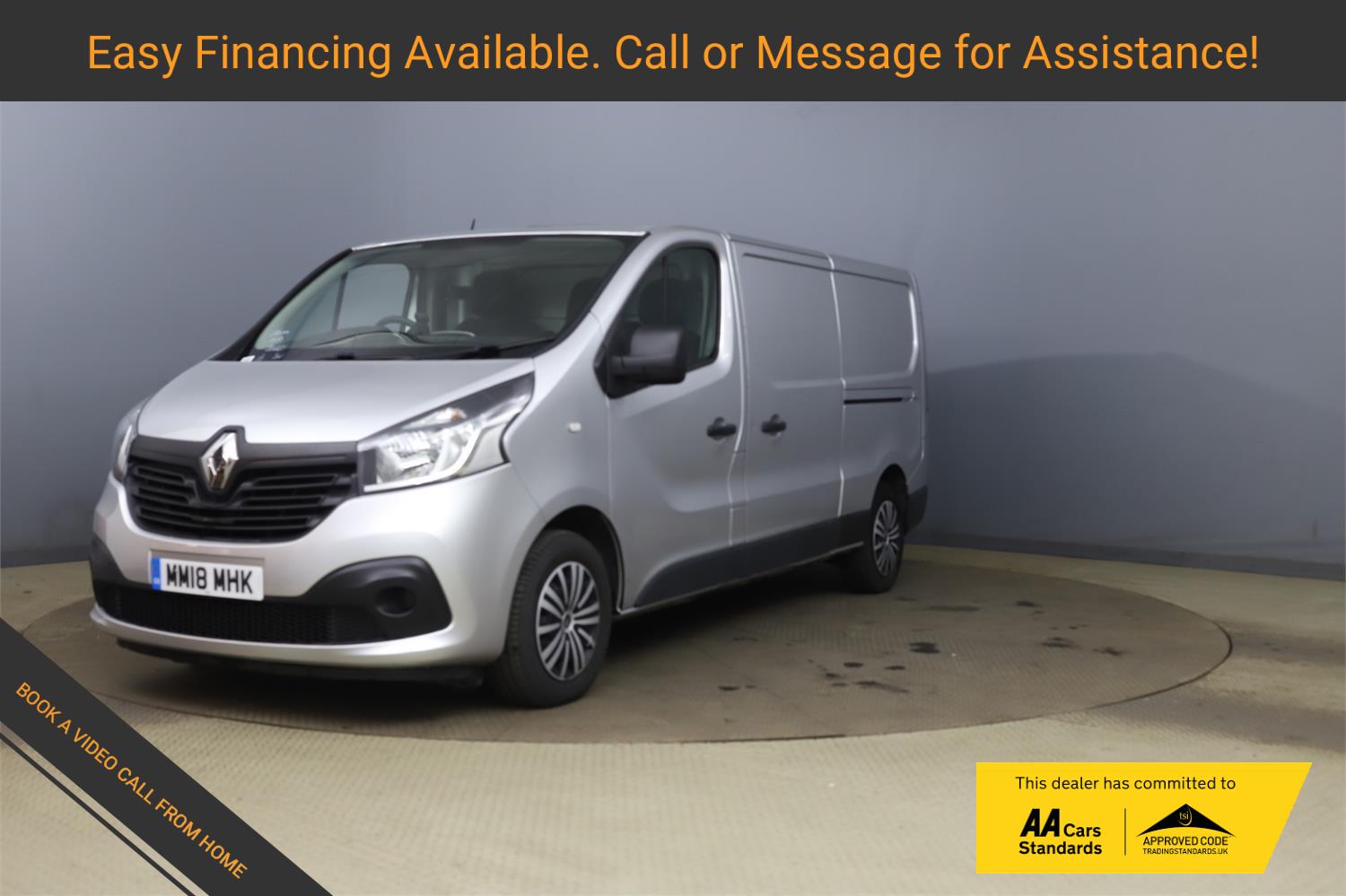 Renault Trafic 1.6 dCi ENERGY 29 Business+ Panel Van 5dr Diesel Manual LWB Standard Roof Euro 6 (s/s) (125 ps)