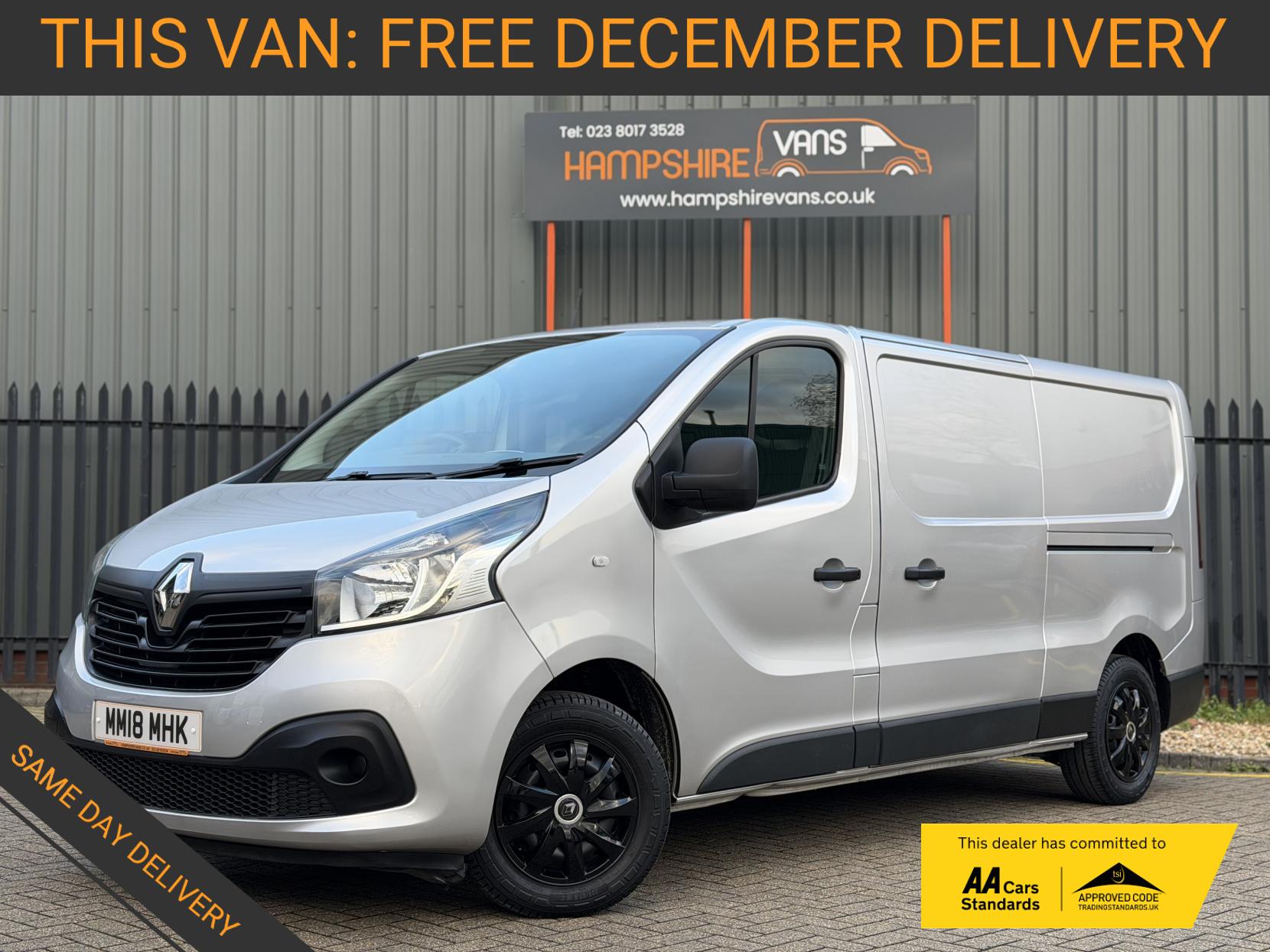 Renault Trafic 1.6 dCi ENERGY 29 Business+ Panel Van 5dr Diesel Manual LWB Standard Roof Euro 6 (s/s) (125 ps)