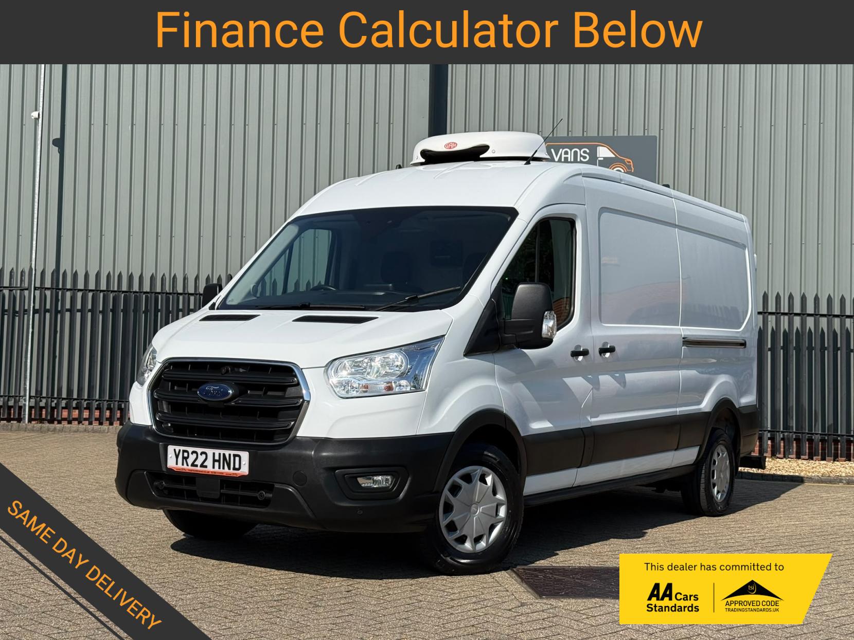 2022 Ford Transit 2.0 350 EcoBlue Trend Panel Van 5dr Diesel Manual FWD L3 H2 Euro 6 (s/s) (130 ps) - Thumbnail 2