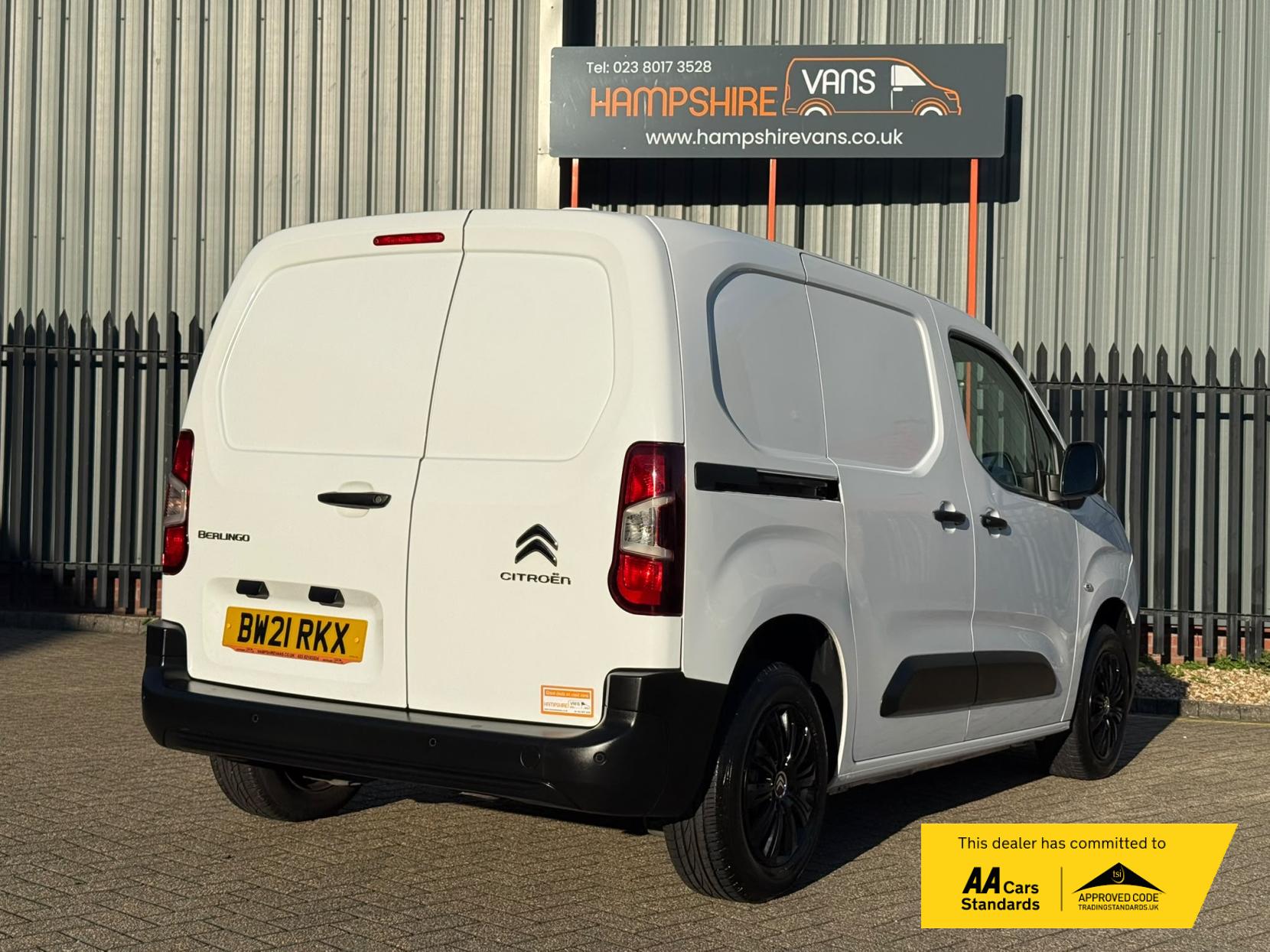 2021 Citroen Berlingo 1.5 BlueHDi 650 Enterprise M Panel Van 5dr Diesel Manual SWB Euro 6 (s/s) (75 ps) - Thumbnail 3