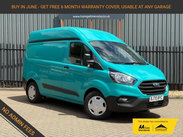 Ford Transit Custom 2.0 340 EcoBlue Trend Panel Van 5dr Diesel Auto L1 H2 Euro 6 (s/s) (130 ps)
