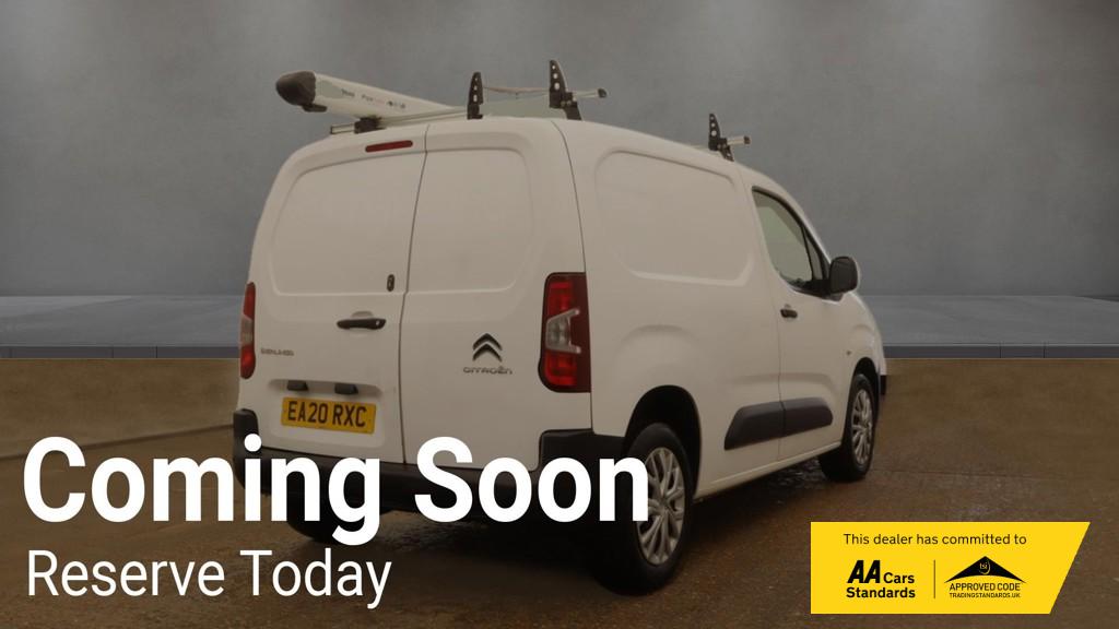 Citroen Berlingo 1.5 BlueHDi 1000 Enterprise M Panel Van 5dr Diesel Manual SWB Euro 6 (s/s) (100 ps)