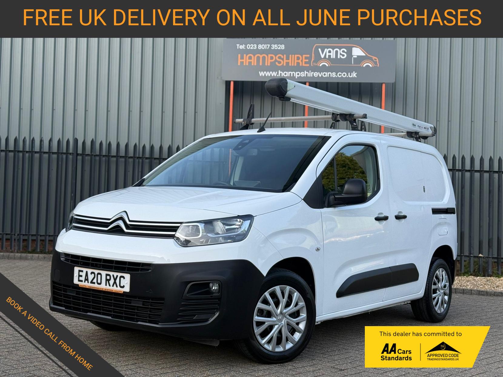 Citroen Berlingo 1.5 BlueHDi 1000 Enterprise M Panel Van 5dr Diesel Manual SWB Euro 6 (s/s) (100 ps)