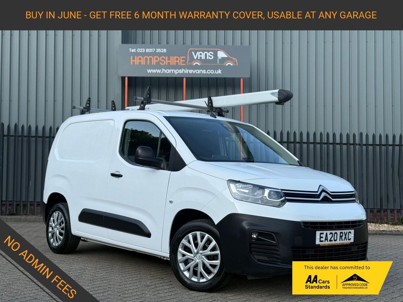 Citroen Berlingo 1.5 BlueHDi 1000 Enterprise M Panel Van 5dr Diesel Manual SWB Euro 6 (s/s) (100 ps)