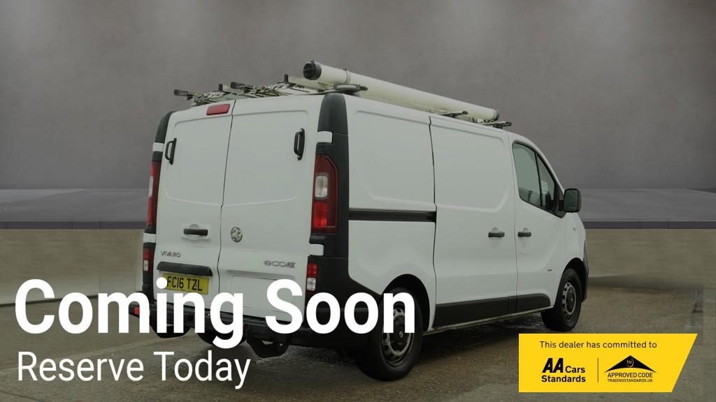 Vauxhall Vivaro 1.6 CDTi 2900 ecoFLEX Panel Van 5dr Diesel Manual L1 H1 Euro 5 (s/s) (90 ps)