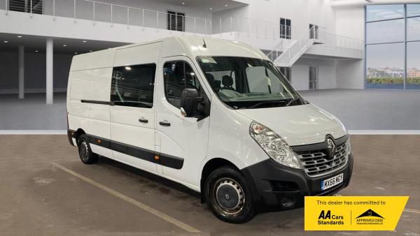 Renault Master 2.3 dCi ENERGY 35 Business Combi Van Double Cab 5dr Diesel Manual FWD MWB Medium Roof Euro 5 (s/s) (9 Seat) (135 bhp)