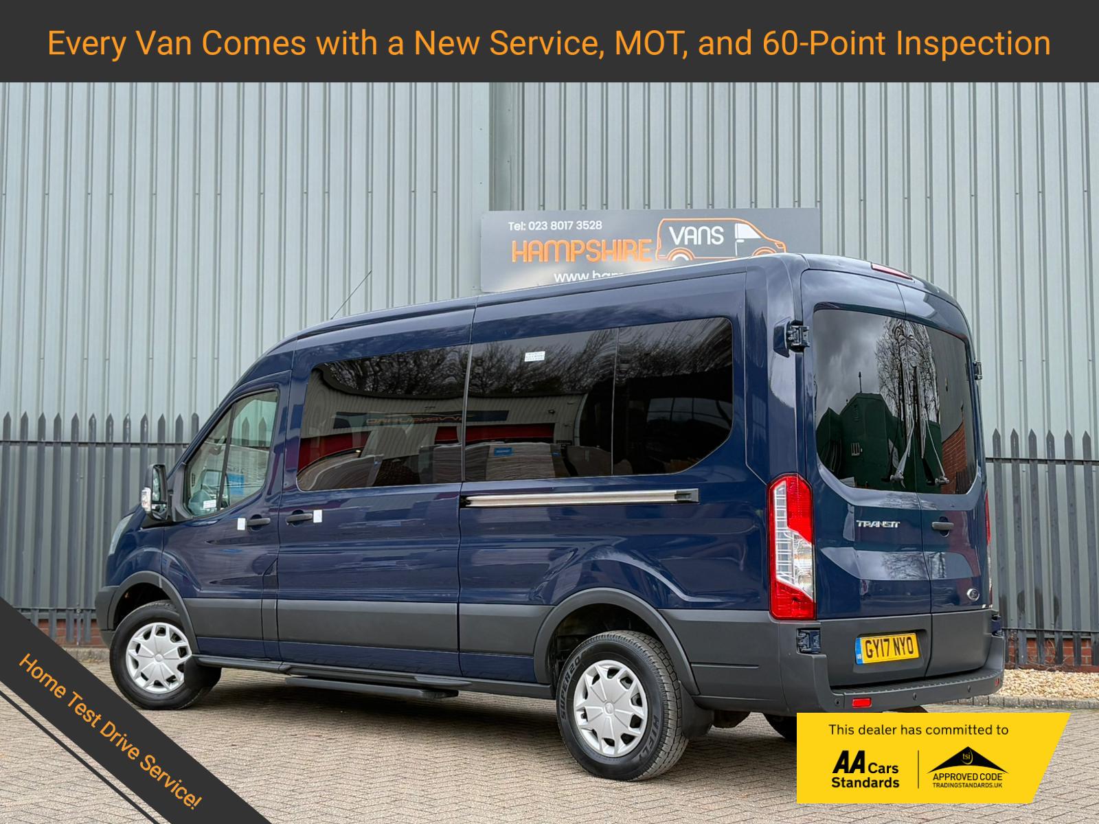 Ford Transit 2.2 TDCi 410 HDT Trend Minibus 5dr Diesel Manual L3 H2 (14 seats) (196 g/km, 123 bhp)