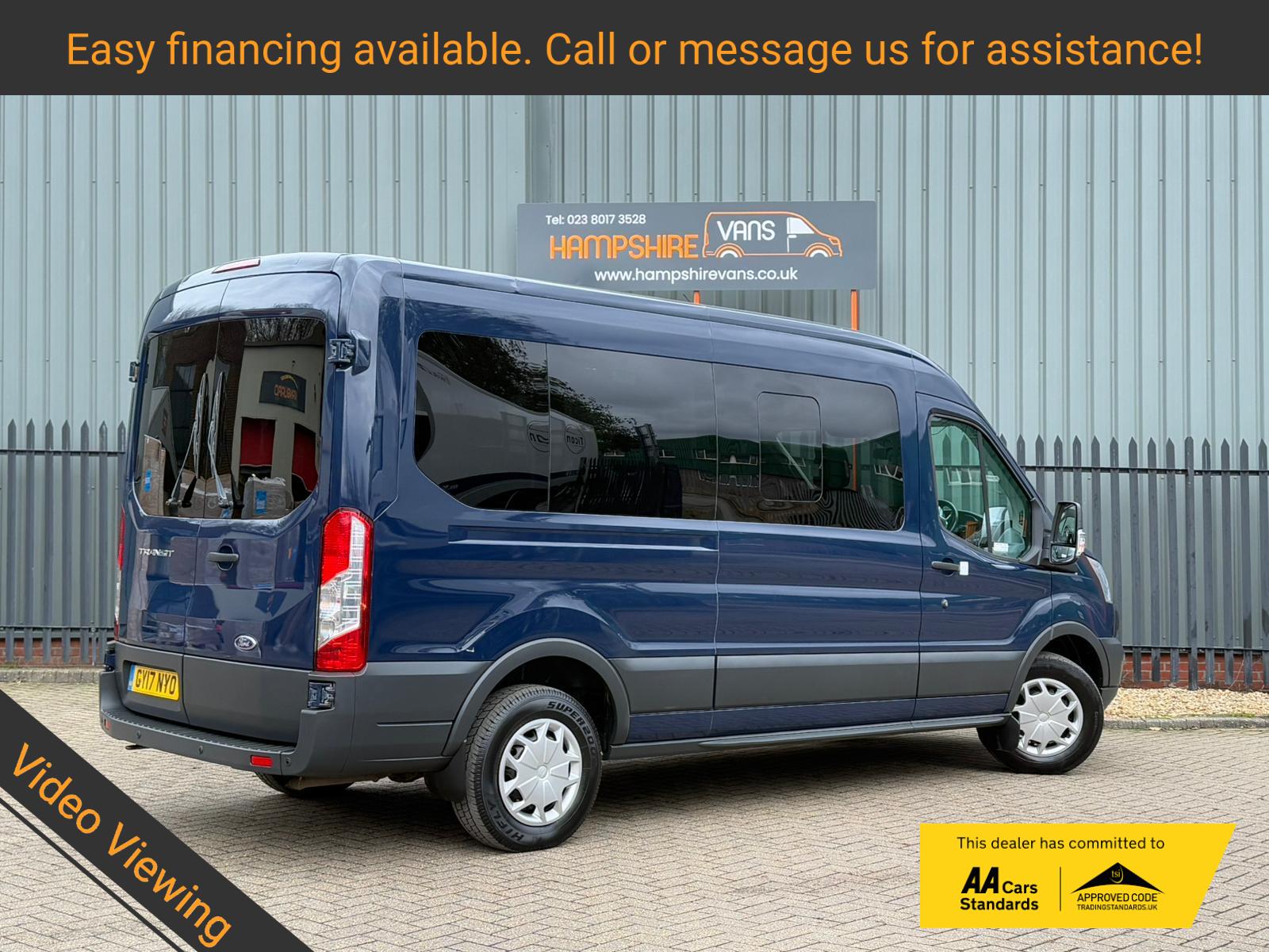 Ford Transit 2.2 TDCi 410 HDT Trend Minibus 5dr Diesel Manual L3 H2 (14 seats) (196 g/km, 123 bhp)