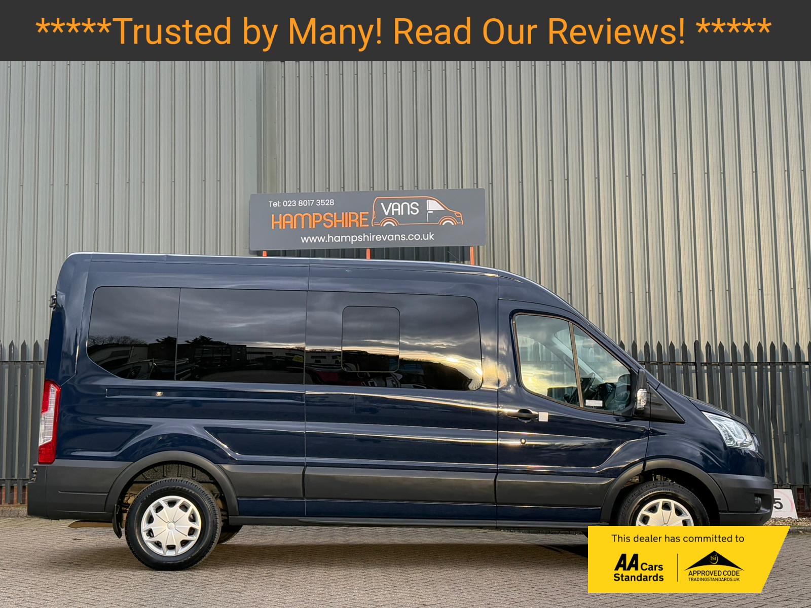 Ford Transit 2.2 TDCi 410 HDT Trend Minibus 5dr Diesel Manual L3 H2 (14 seats) (196 g/km, 123 bhp)