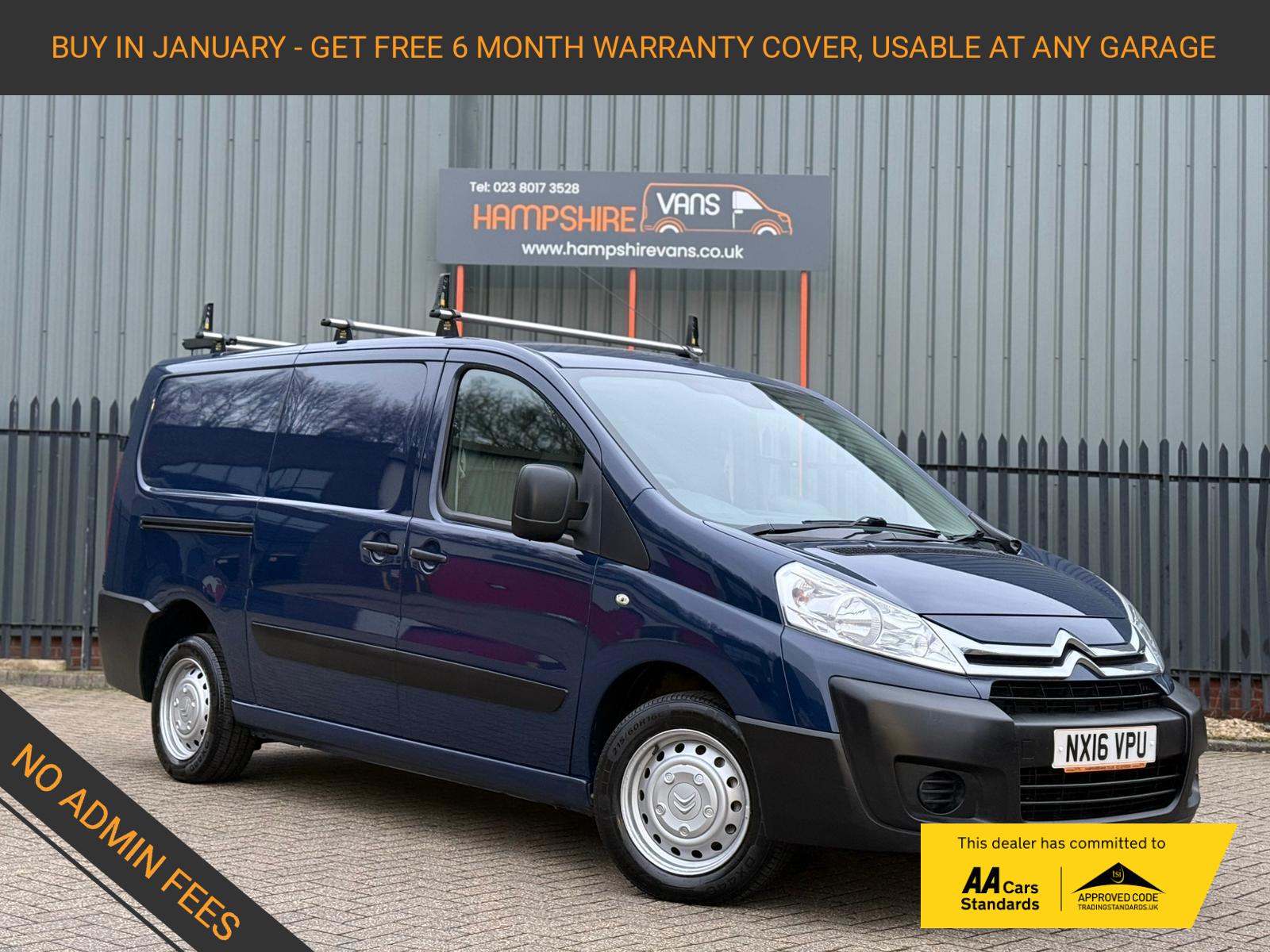 Citroen Dispatch 2.0 1200 HDi Enterprise Panel Van 5dr Diesel Manual FWD L2 H1 (168 g/km, 125 bhp)