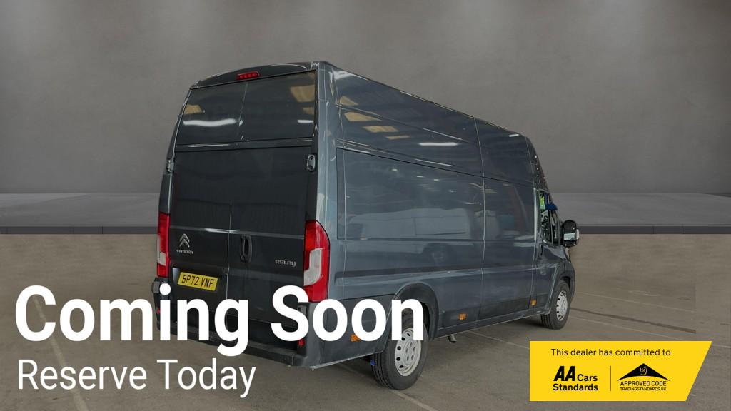 2022 Citroen Relay 2.2 BlueHDi 35 Enterprise Edition Panel Van 5dr Diesel Manual L4 Extra High Roof Euro 6 (s/s) (Heavy) (140 ps) - Thumbnail 4