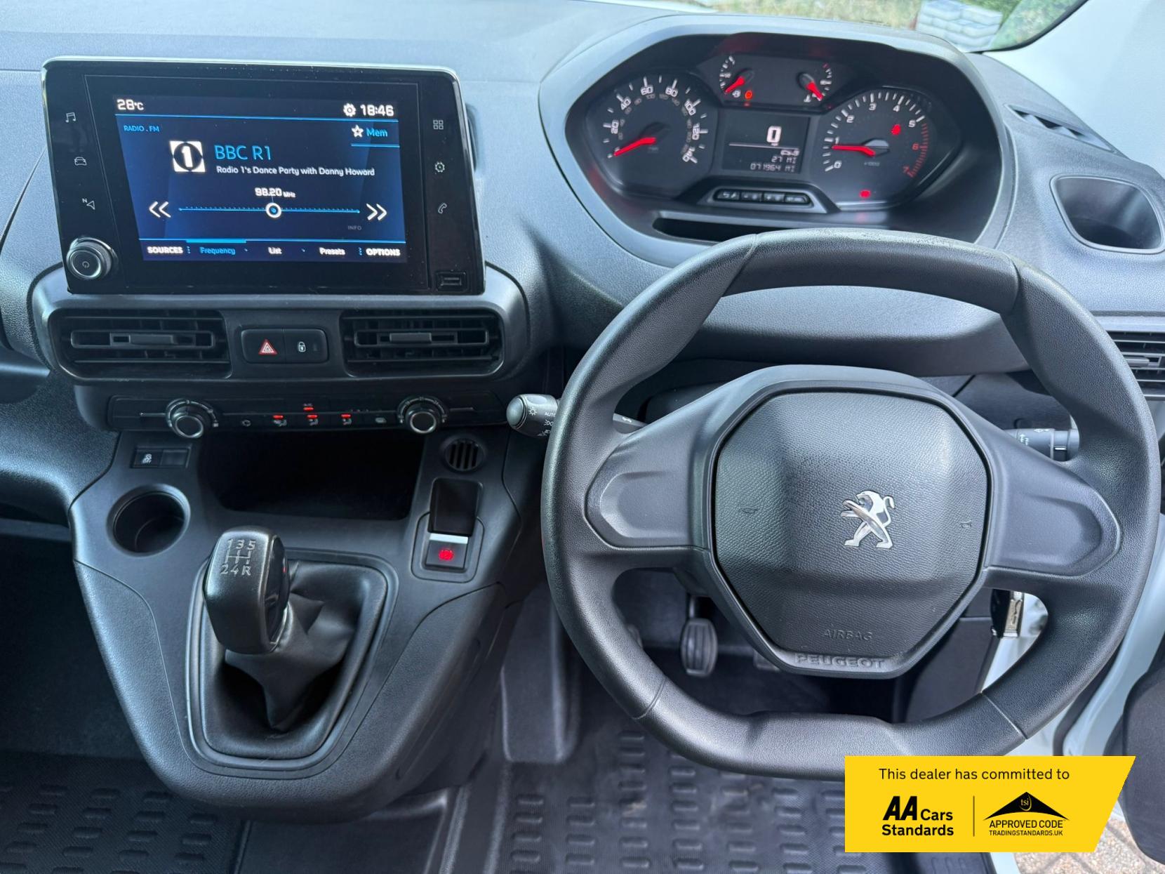 Peugeot Partner 1.5 BlueHDi 1000 Professional Standard Panel Van 5dr Diesel Manual SWB Euro 6 (100 bhp)