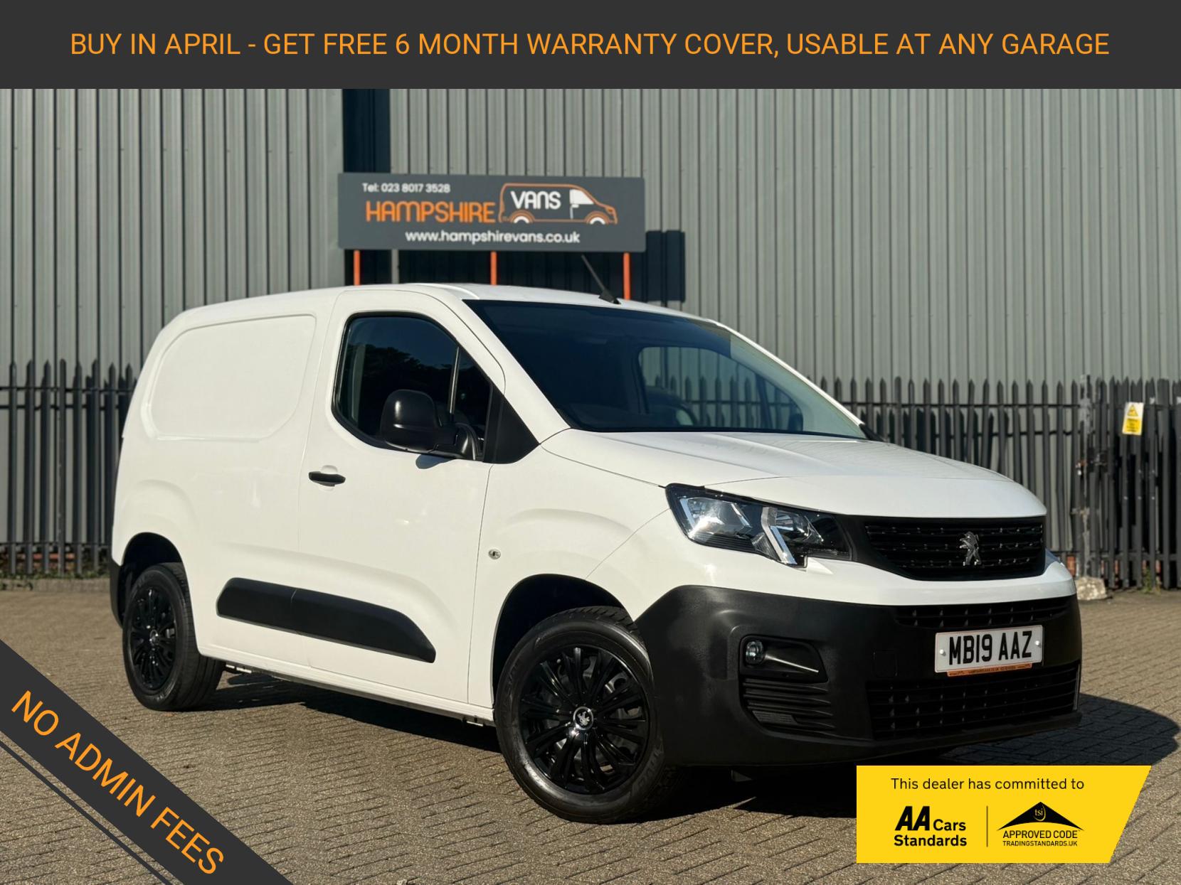 Peugeot Partner 1.5 BlueHDi 1000 Professional Standard Panel Van 5dr Diesel Manual SWB Euro 6 (100 bhp)