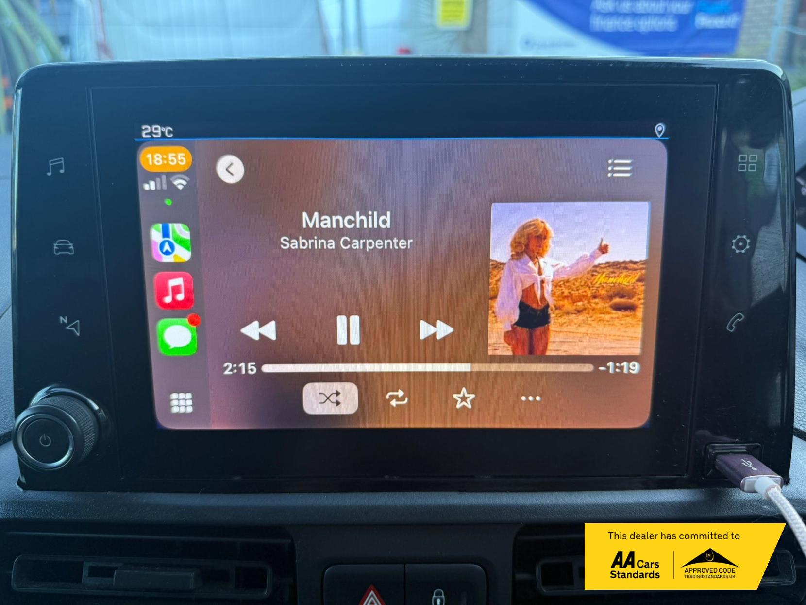 Peugeot Partner 1.5 BlueHDi 1000 Professional Standard Panel Van 5dr Diesel Manual SWB Euro 6 (100 bhp)