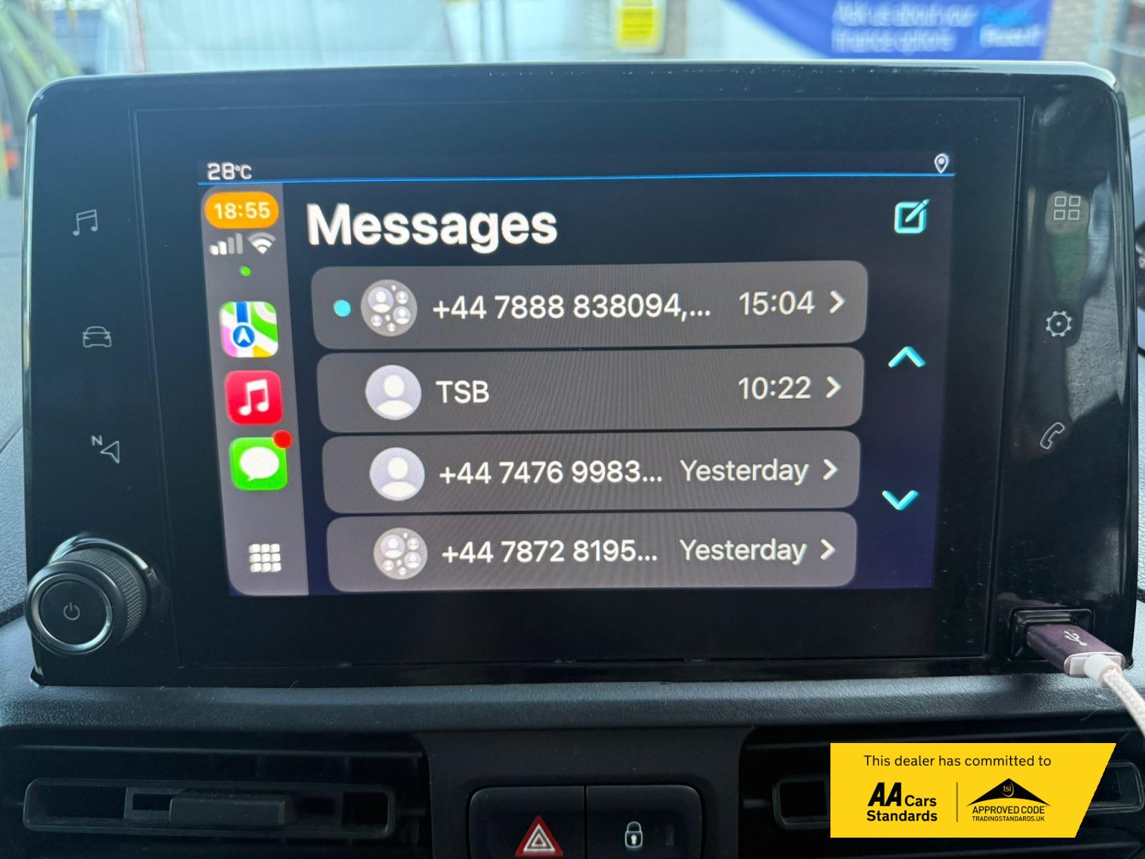 Peugeot Partner 1.5 BlueHDi 1000 Professional Standard Panel Van 5dr Diesel Manual SWB Euro 6 (100 bhp)