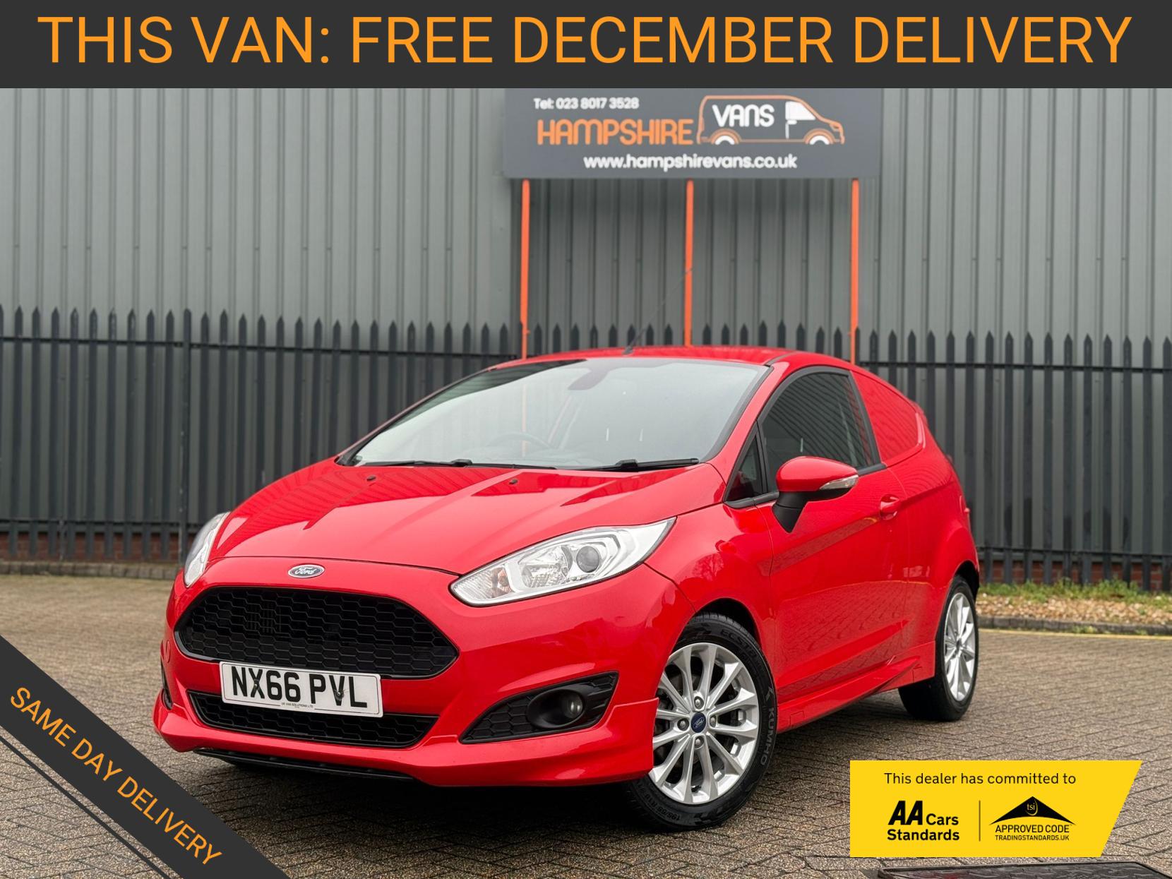 Ford Fiesta Van 1.5 TDCi Sport Panel Van 3dr Diesel Manual (94 g/km, 94 bhp)