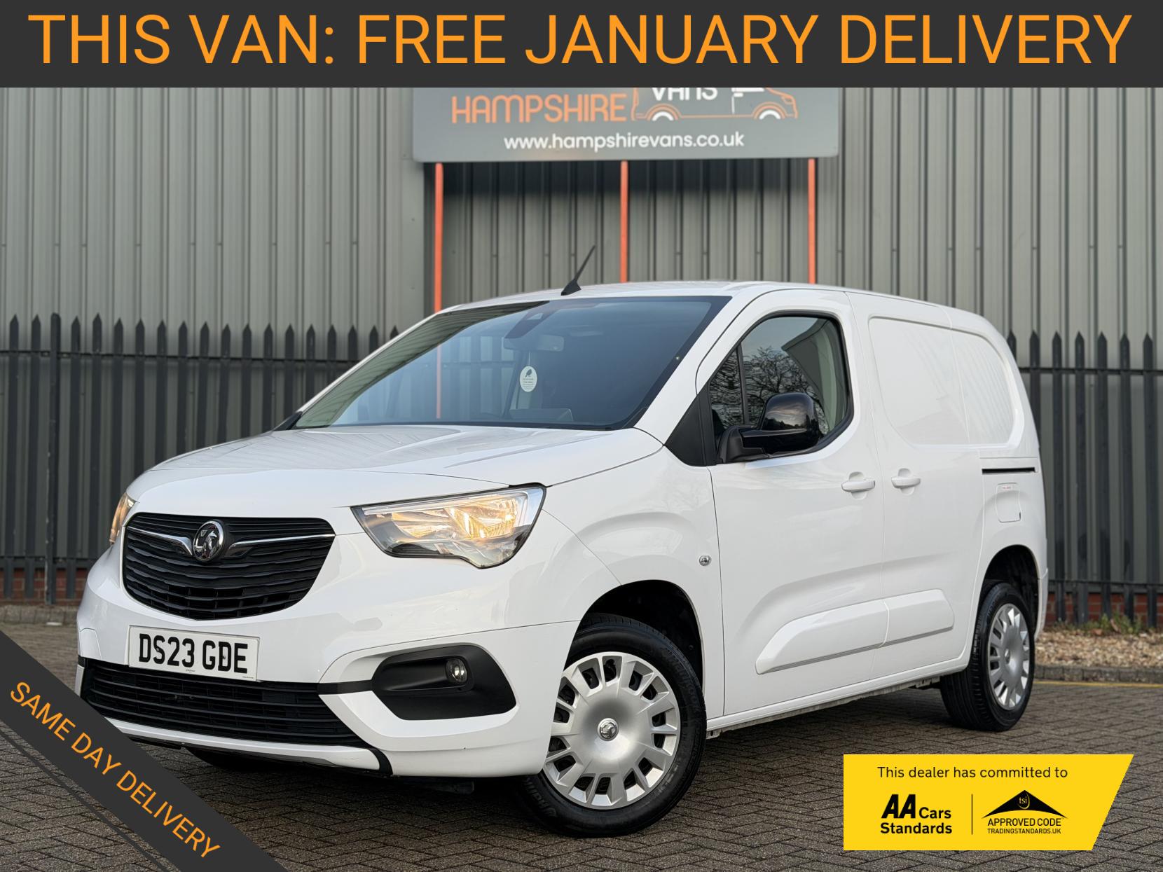Vauxhall Combo 1.5 Turbo D 2300 Pro Panel Van 5dr Diesel Manual L1 H1 Euro 6 (s/s) (100 ps)