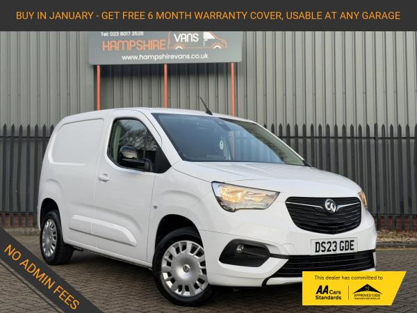Vauxhall Combo 1.5 Turbo D 2300 Pro Panel Van 5dr Diesel Manual L1 H1 Euro 6 (s/s) (100 ps)