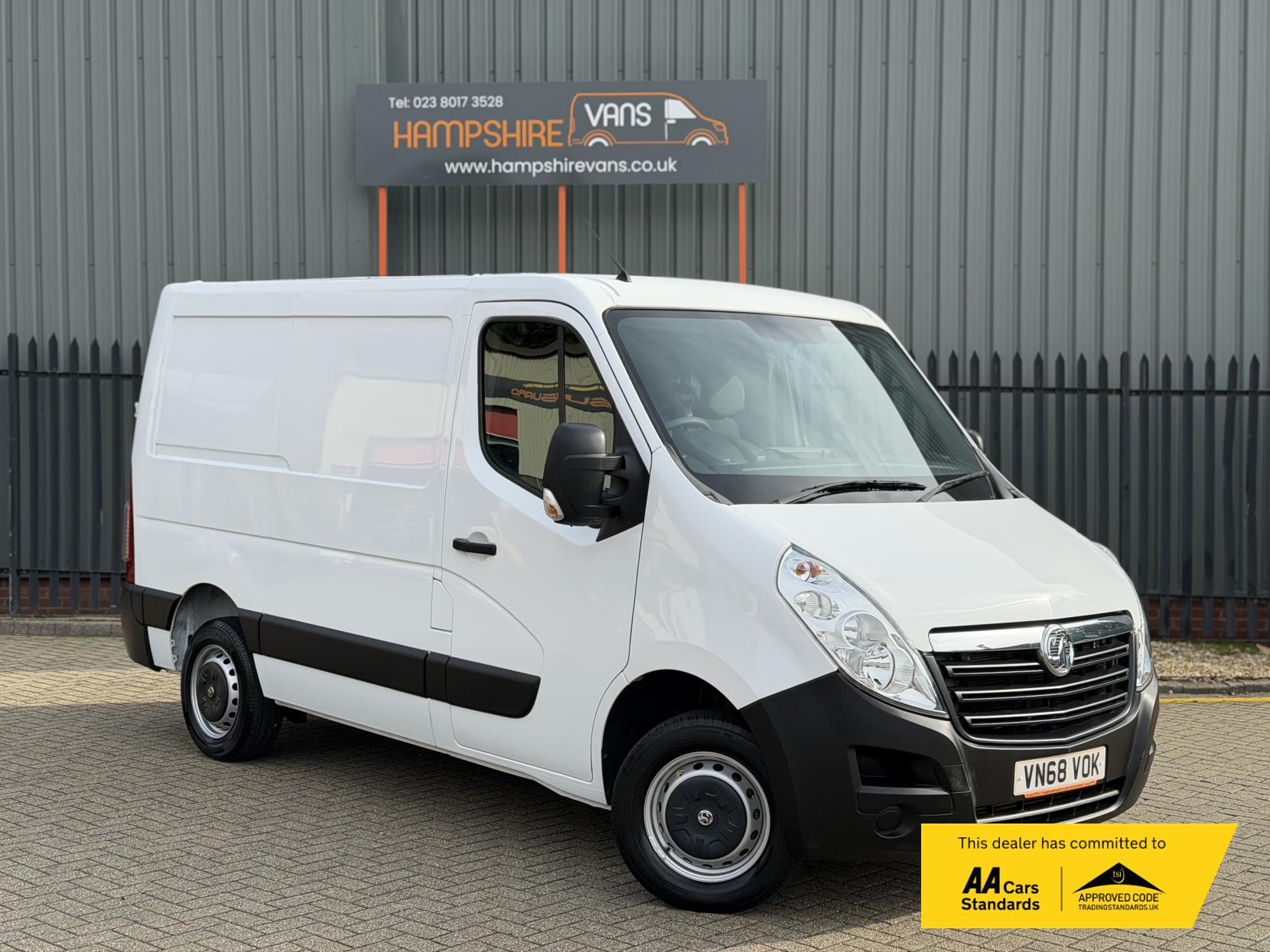 Vauxhall Movano 2.3 CDTi 3500 Panel Van 5dr Diesel Manual FWD L1 H1 Euro 6 (110 ps)