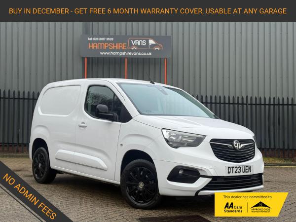 Vauxhall Combo 1.5 Turbo D 2300 Pro Panel Van 5dr Diesel Manual L1 H1 Euro 6 (s/s) (100 ps)