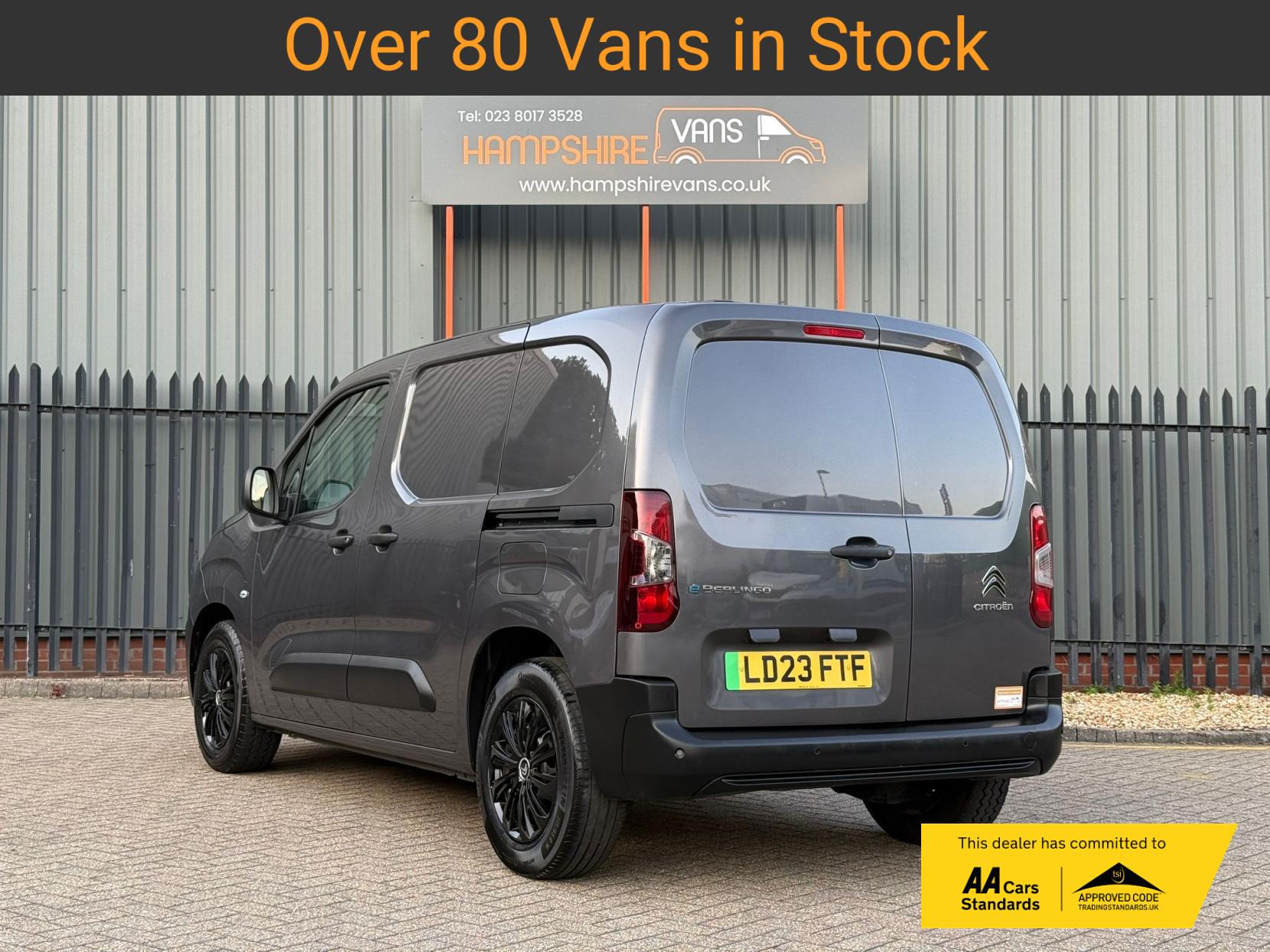 2023 Citroen e-Berlingo 800 50kWh Enterprise Edition M Panel Van 5dr Electric Auto SWB (7.4kW Charger) (136 ps) - Thumbnail 4