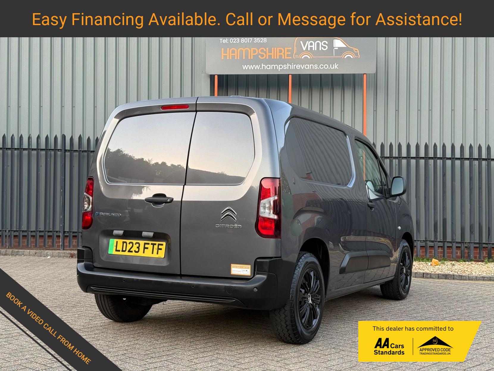 2023 Citroen e-Berlingo 800 50kWh Enterprise Edition M Panel Van 5dr Electric Auto SWB (7.4kW Charger) (136 ps) - Thumbnail 3